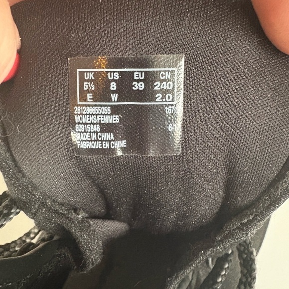 Cloudsteppers by Clarks Cabrini cove boot black grey women’s size 8 - Picture 6 of 9